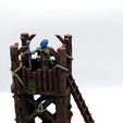 Watch Tower Wood Design 1 (12).JPG Outpost sentry tower and palisade walls