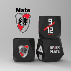 Sweet.png 3D-Datei Kumpel River Plate Fußball・Modell zum Herunterladen und 3D-Drucken
