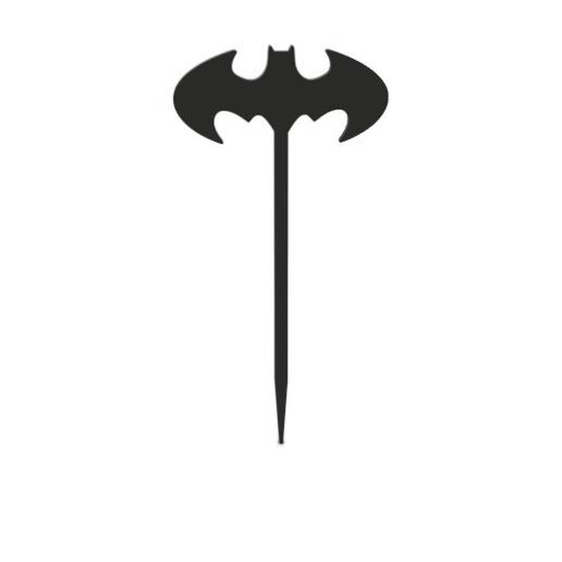 Cupcake pick - 3D model önizlemesi