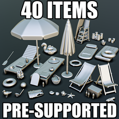 02.png Archivo 3D Pack Diorama Beach Resort・Objeto imprimible en 3D para descargar