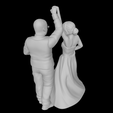 model-5.png Wedding Couple- Wedding Couple Dancing- Dancing Couple- Bride and Groom- Dancing bride and groom- Cake Topping- Diorama