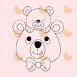 4.png DADDY BEAR CUTTER AND STAMP - FATHER'S DAY CUTTER