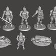 CY204.JPG 28mm Dead / Casualty Space Raider Centurion Miniature Marker