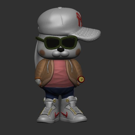 Lapin swag de paque 3D model