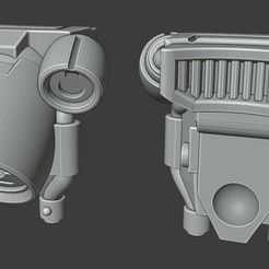 platejet.jpg Free STL file Galactic Crusaders - 28mm- Jetpack・3D print model to download
