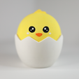 3.png Archivo STL Recipiente para huevos de gallina (Twist Top)・Objeto imprimible en 3D para descargar