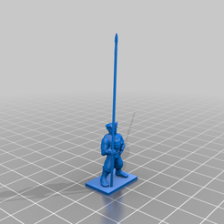 R_HSP_L_Pike_S1.png Fichier 3D gratuit Middle Renaissance - Piquiers légers impériaux romains・Plan pour impression 3D à télécharger