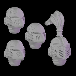 PreviewReady2.png OBJ file Daddy's favourite perfectionist children helmets for New Heresy・3D print design to download