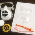 kit.jpg Download free STL file Reusable Respirator Mask with eyes protection with diposable filter • Object to 3D print, feder_ico