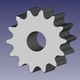 z14.png ANSI 25 // gear wheel // STL file