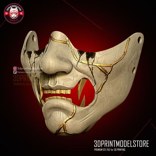 Ghost-of-Yotei_Atsu_Oni_Mask_Man_Version_Halloween_Helmet_Cosplay_Props_3D_Print_Model_Store_STL_Fil.jpg Ghost of Yotei Atsu Oni Mask Cosplay - Man Version - Halloween Samurai Warrior