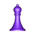 chess - miniChess_fou-1.STL Chess game for children / beginner / initiation