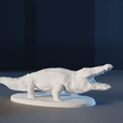 3.png Crocodile statue Miniature STL