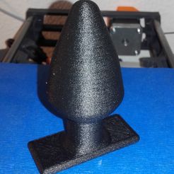 Plug Simple Imprimé.jpg Бесплатный STL файл Simple Anal Plug・3D-печатный объект для загрузки