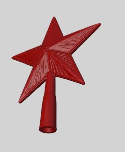 christmas star - 3D model önizlemesi