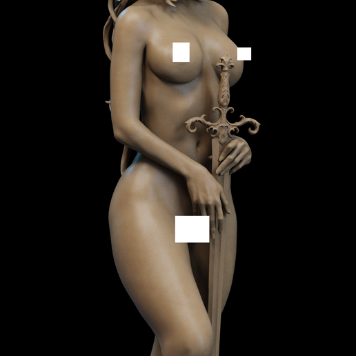 Lady of the Lake Extra 3D Print