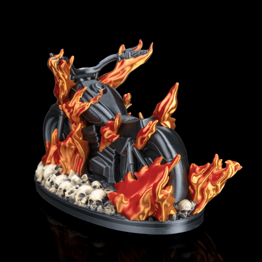 🚗 Hell Ride・ STL File for 3D printing・Cults
