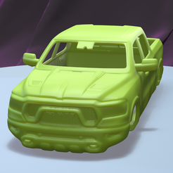 a001.png RAM 1500 REBEL CREW CAB 2019  (1/24) PRINTABLE CAR BODY