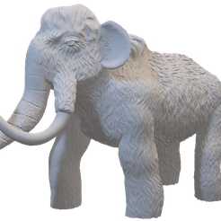 mamut-realista.png Descargar archivo STL Mamut lanudo / Woolly Mammoth • Plan para imprimir en 3D, gianellaingrassia