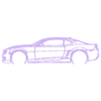 Chevrolet Camaro SS 2010.stl Camaro Multipack Silhouette Wall Art