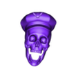Calavera (7).stl Rocker skull 3d print model
