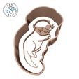 Nutria_Saltando.png Jumping Otter - Animals - Cookie Cutter - Fondant - Polymer Clay