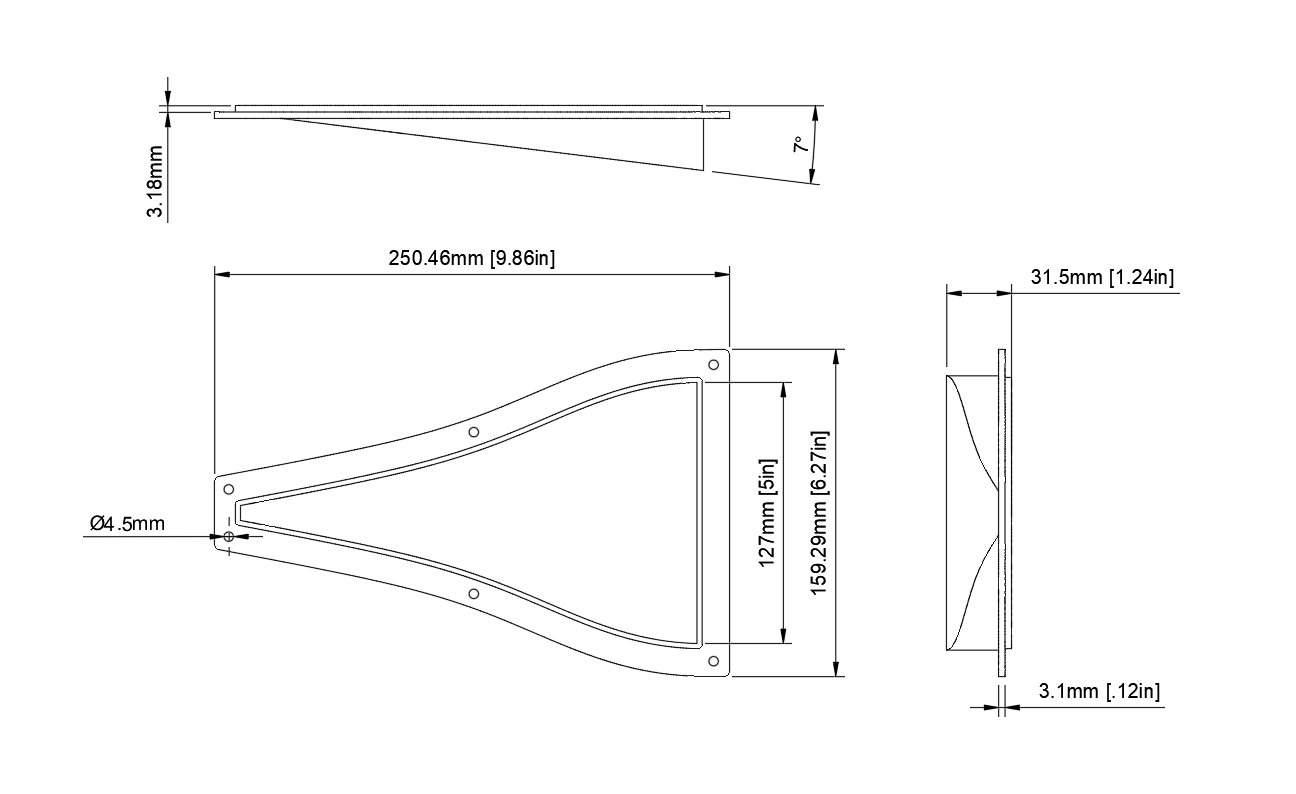Descargar archivo STL Conducto Naca de 5" Montaje superior /Montaje