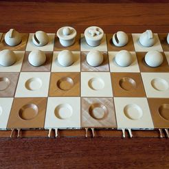 Chess-01.jpg STL file Minimal Chess・3D printable model to download