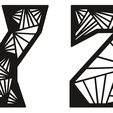 2020-01-03-18.png Vectors Laser Cutting - CNC - Fretwork letters model 1