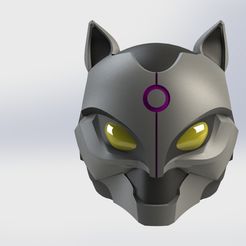 cw1.JPG STL-Datei Catwoman Motorcycle Helmet inspired by XM Studios kostenlos herunterladen • Modell zum 3D-Drucken, sentinel_props