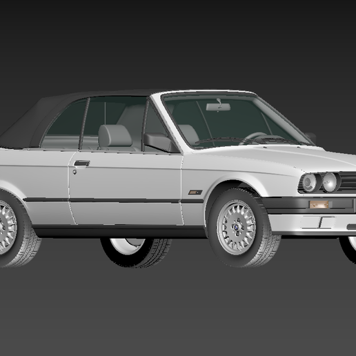 🚗 BMW 3-Series E30 Cabriolet 1990・ 3D File for 3D printing