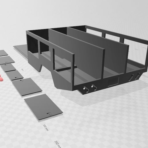 Scalemonkey -  Chase Truck Bed for RC4WD Blazer - 3D model önizlemesi
