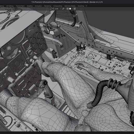 42.jpg F4 Phantom 2 Turkey - With Cockpit - Fully Rigged - High Resolution Textures
