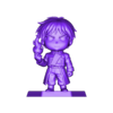Otaku Studio Chibi Roy Mustang With Base - Old Version.stl Chibi Roy Mustang - FullMetal Alchemist FAN ART 3D Model