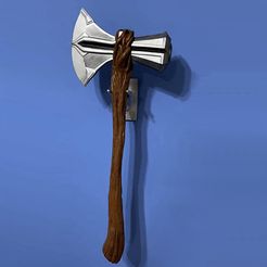 thor-haxe-endgame-stl.jpg Archivo 3D Stormbreaker , Hammer Nuevo de Thor Endgame・Modelo de impresora 3D para descargar