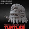 HRANG_MIRAGE_CULTS3D.jpg 3D PRINTABLE KRANG TWO PACK NINJA TURTLES TMNT