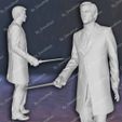 4.jpg Draco Malfoy Harry Potter Action Figures Custom 3D print model