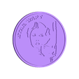 sous-verre_princesse_leia01.STL Free STL file Coaster "Character of Star Wars" (ep.4,5,6)・Design to download and 3D print