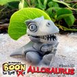 Boon_Allosaurus_1.jpg Boon the Tiny T. Rex: Allosaurus UpKit (bras SEULEMENT) - 3DKitbash.com