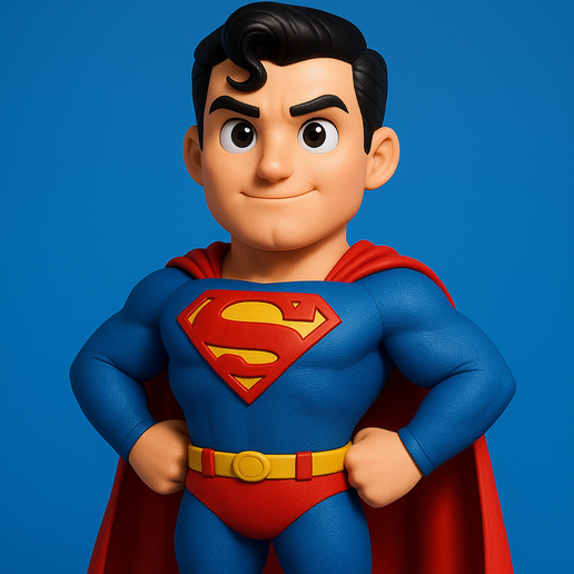 superman clipart cartoon
