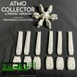 Atmo-Collector-6-Prong-Print-Image-Disassembled.jpg Archivo STL Colector Atmo - 6 Clavijas・Design para impresora 3D para descargar