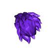 Hair.stl STL file Majin vegeta dragon ball z - 3d print model・3D printer design to download