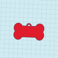 hueso.jpg STL file dog tag・3D print design to download