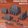 MMF_Set4.jpg Grimdark Industrial Ruins Set #4