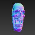 Skull-Themed-E-Letter-Keychain-3D-Print-File-13.jpg Skull-Themed "E" Letter Keychain 3D Print File