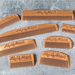b41cf5f4d0ff3f3c5b6e03e49b725e62_preview_featured.jpg STL-Datei Customizable Comb kostenlos・Vorlage für 3D-Drucker zum herunterladen