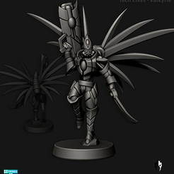 Tech_Elves_Flying_Valkyrie.png Fichier 3D Tech Elves - Héros volant - Valkyrie・Design pour imprimante 3D à télécharger