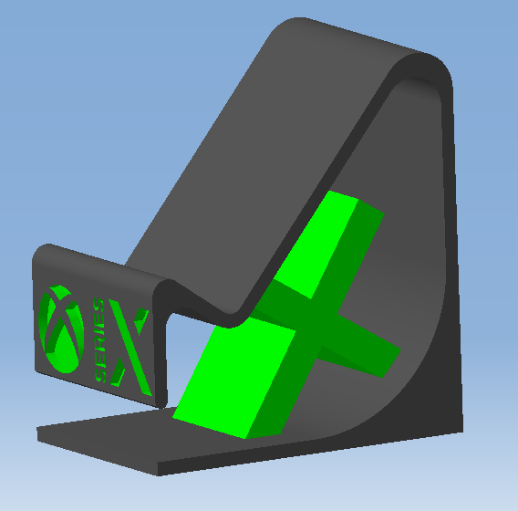 1.png STL-Datei XBOX SERIES X stand - XBOX SERIES X controller holder herunterladen • 3D-druckbares Design, DRE-3D-FREPS-DESIGN