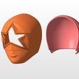 open.png power rangers zeo red ranger helmet stl file for 3d printing