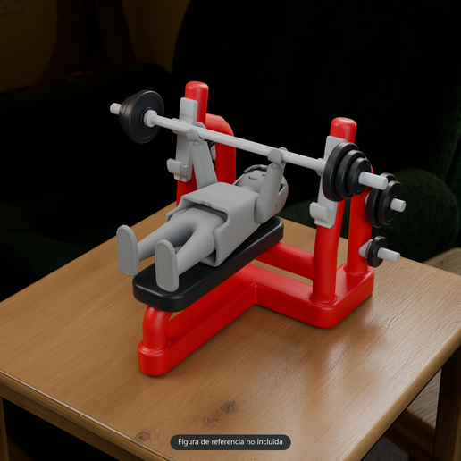 Bench press set – Sets compatible with Playmobil [STL/3MF]